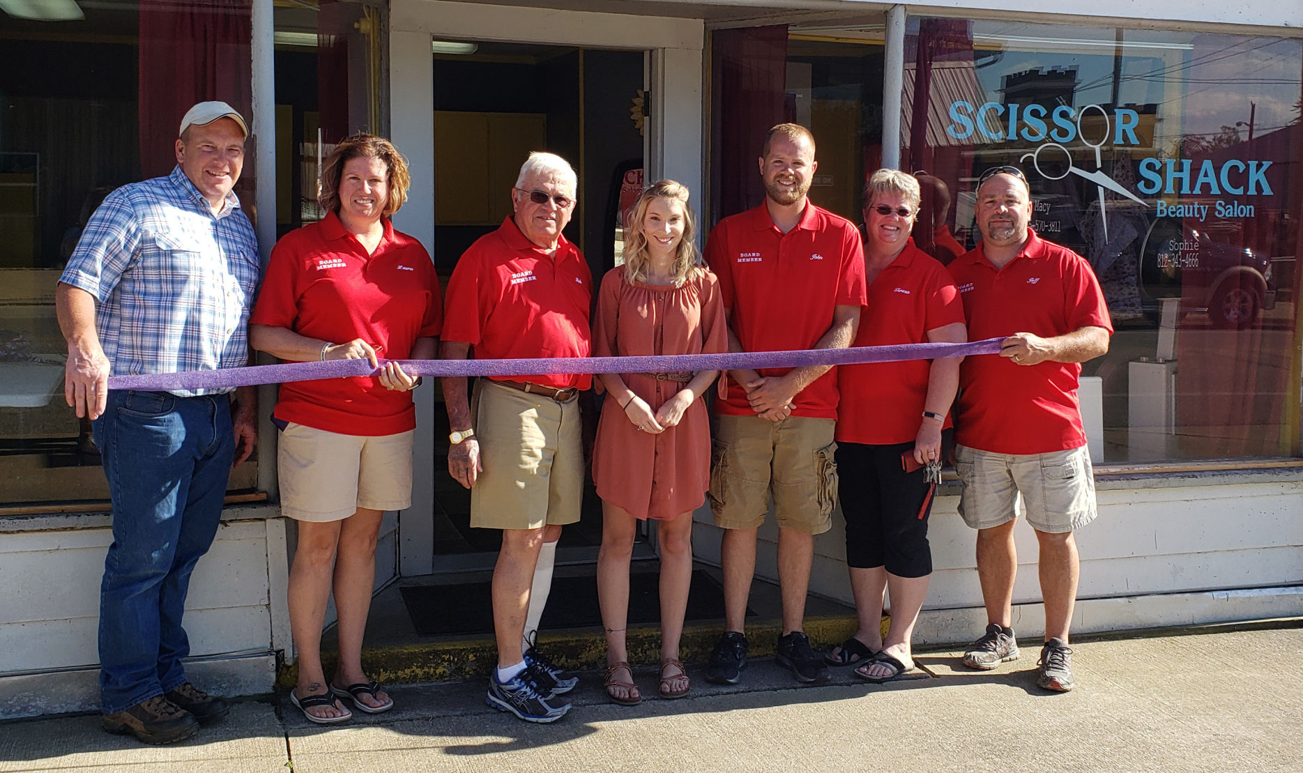 Ribbon cutting